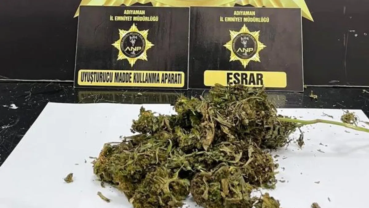 Adıyaman’da klima ünitesine zulalanmış esrar ele geçirildi!