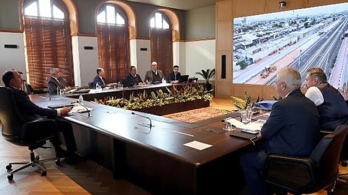 Başkan Altay Banliyö Hattında Çalışmaların Yoğun Şekilde Sürdüğünü Açıkladı
