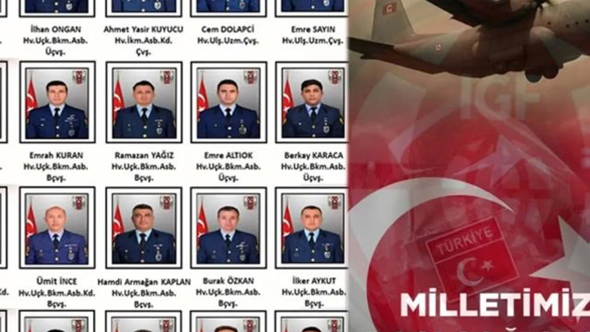 MSB şehitlerimizin kimliklerini paylaştı… Gürcistan-Azerbaycan sınırında düşen askeri uçaktaki 20 askerimiz şehit!