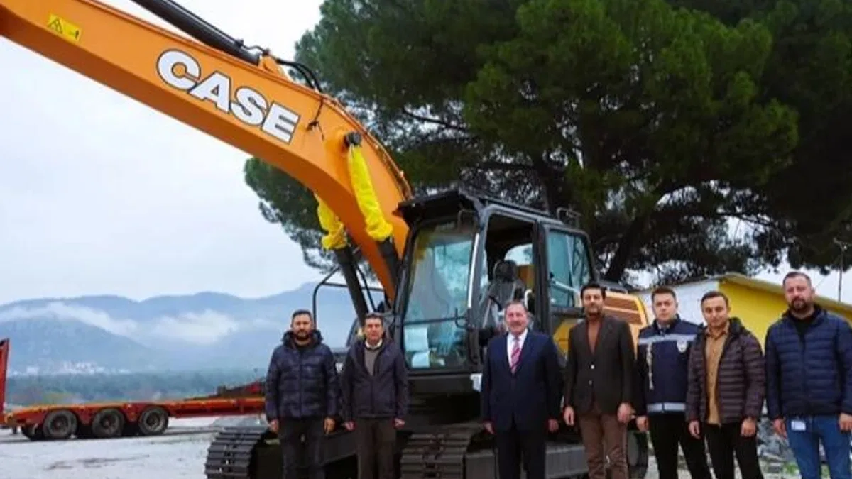 Muğla Milas’a TBB’den ekskavatör hibesi