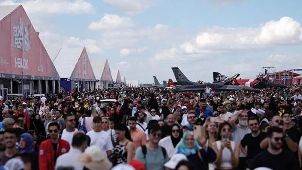 TEKNOFEST 1,5 milyon ziyaretçiye ulaştı