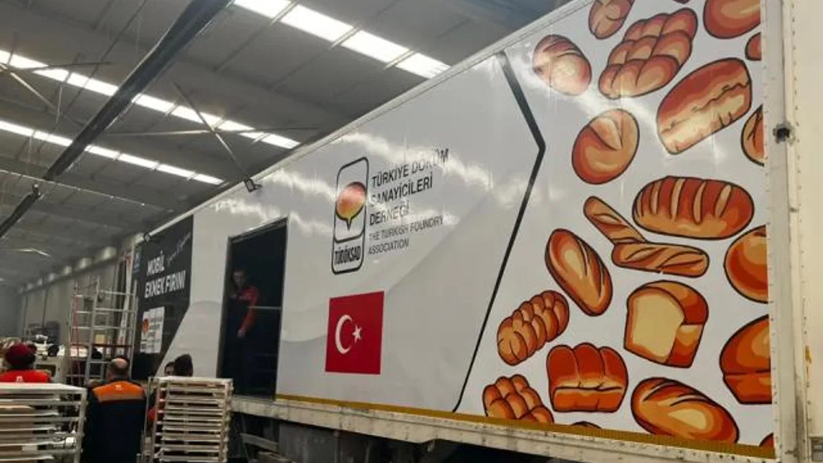 Türkiye Döküm Sanayicileri’nden Kızılay’a mobil ekmek fırını bağışı