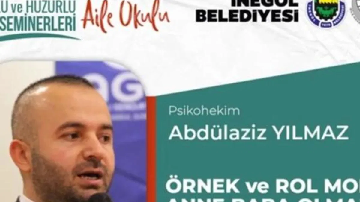 Bursa İnegöl’de ‘Aile Okulu’nda bu hafta: Örnek ve Rol Model Anne Baba Olmak