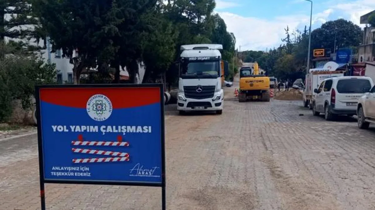 Muğla’dan Datça’nın yolları etap etap yenileniyor