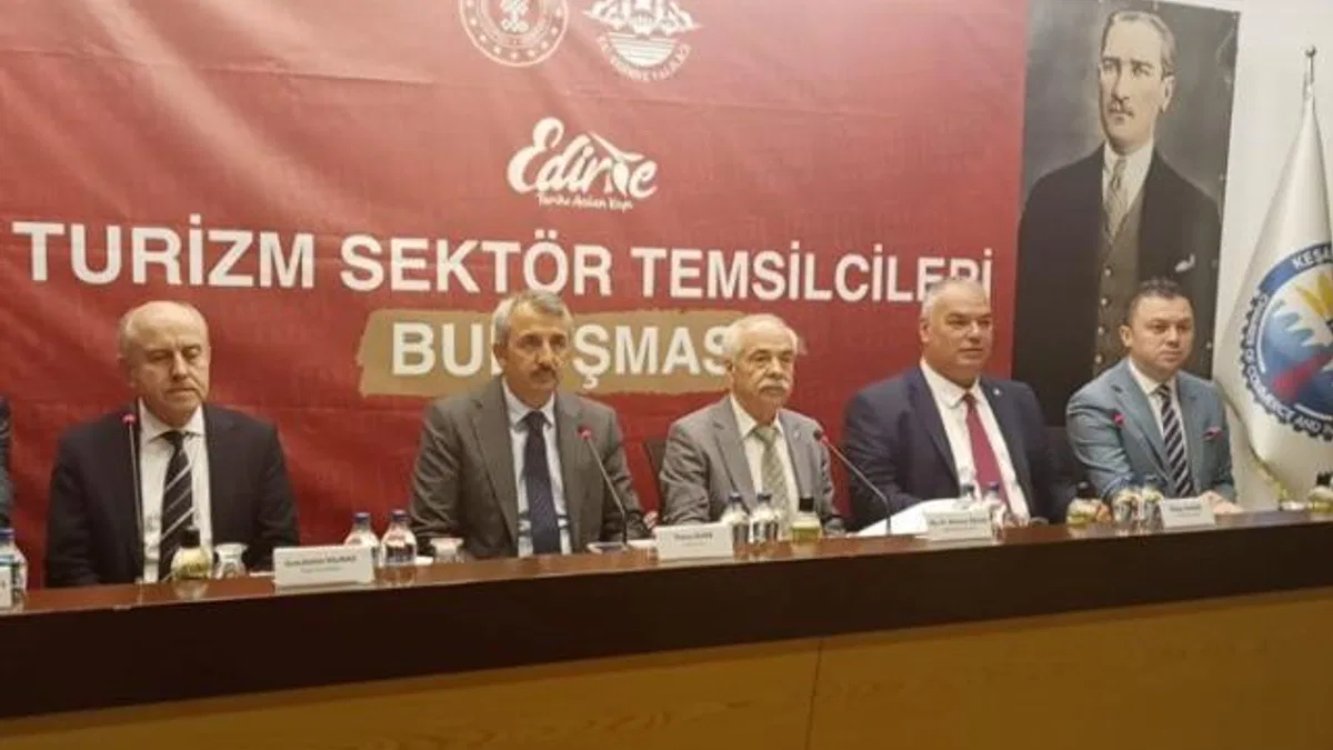 Edirne Keşan’da turizm sektör buluşması… Saros’un sorunları görüşüldü