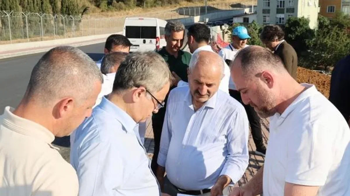 Başkan Büyükgöz ve Dr. Baraçlı projeleri yerinde inceledi