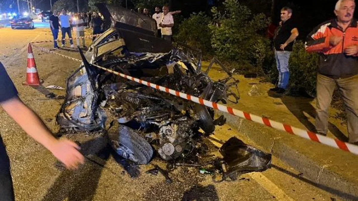 Düzce Akçakoca yolunda trafik kazasında 1 kişi öldü