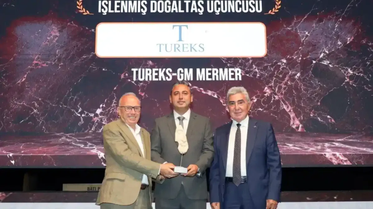 Tureks’e doğal taş ihracatında 4 ödül birden