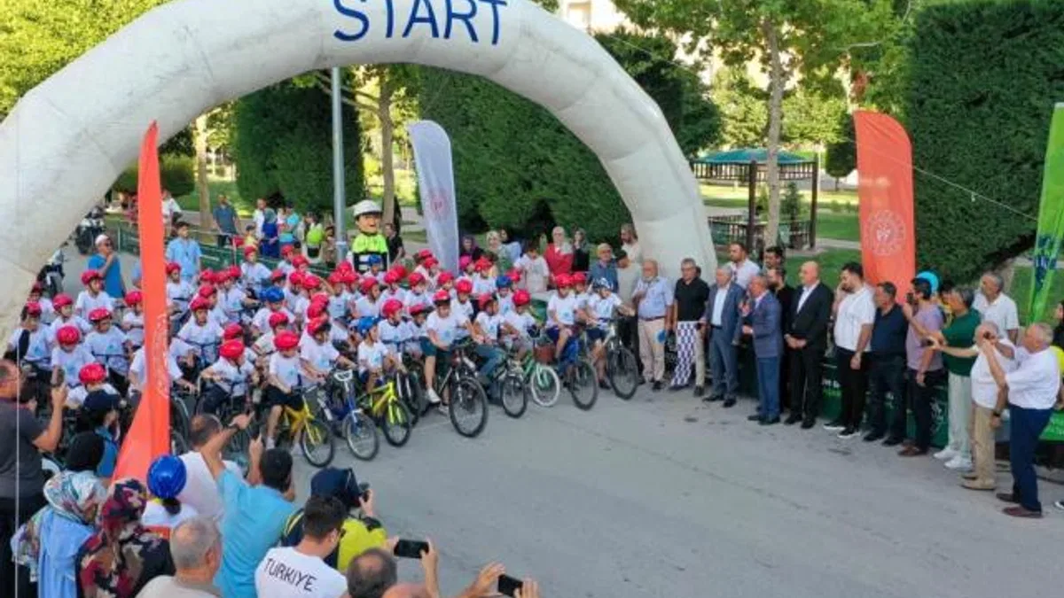 Konya Meram’da düz bisiklet yarışları coşkusu