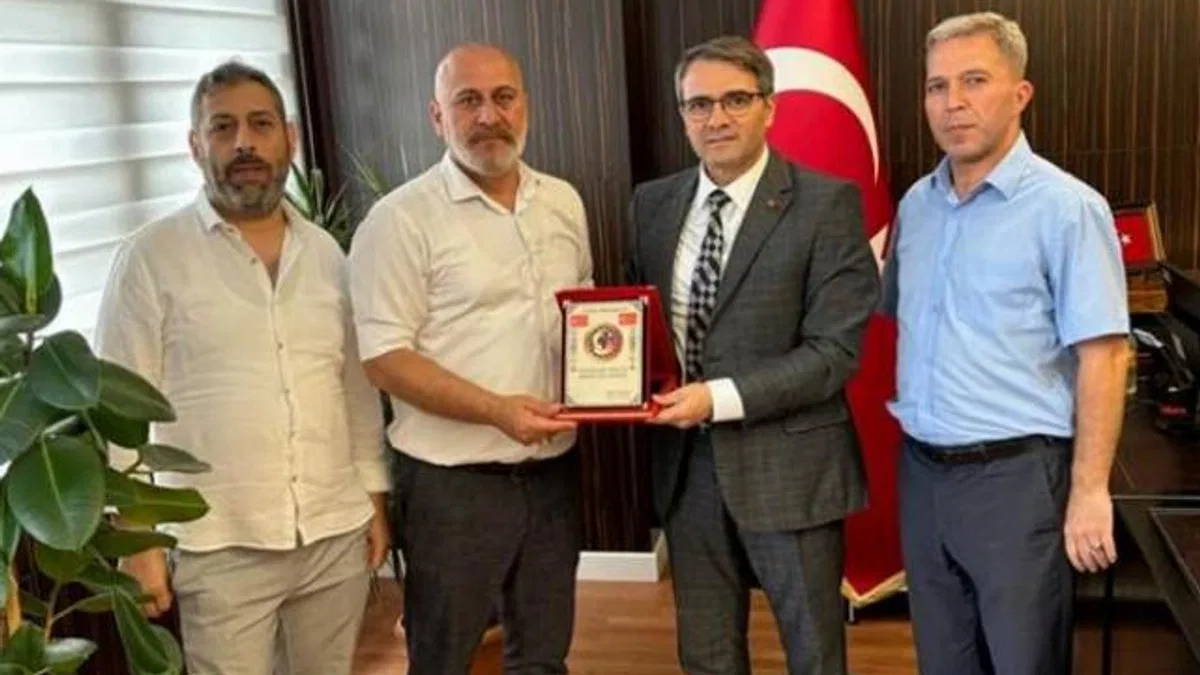 Dünya Türk Birliğinden Kaymakam Esen’e ziyaret
