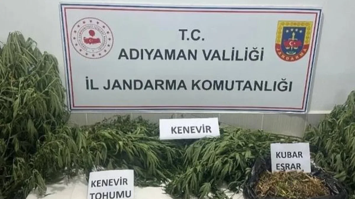 Adıyaman Jandarması’ndan uyuşturucuya geçit yok