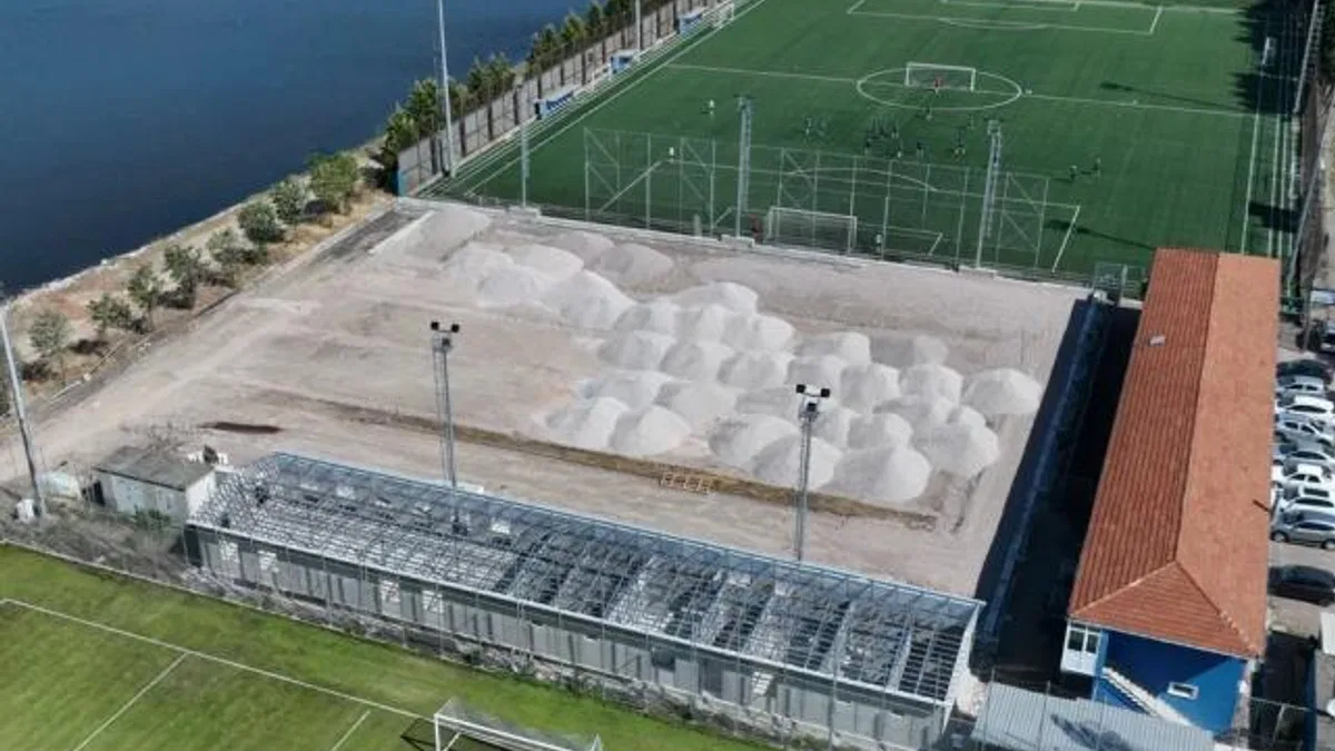 Winsan tesislerine yeni saha yapılıyor