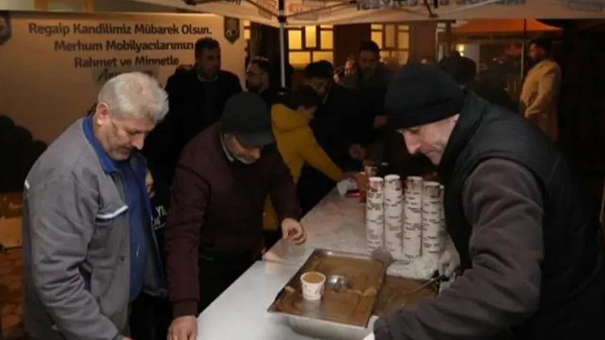 Bursa İnegöl’de helva geleneği Regaip Kandilinde de devam etti