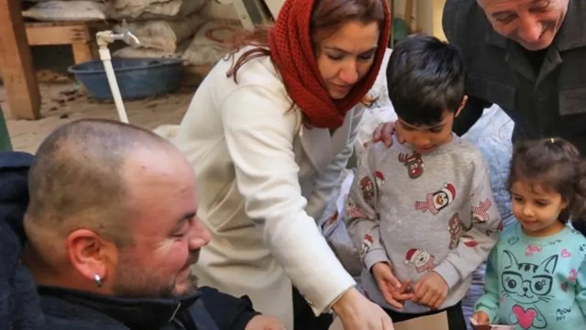 Başkan Günay’dan pastalı yeni yıl kutlaması