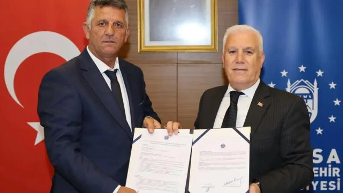 Bursalı üreticiye Büyükşehir’den ekipman desteği… Protokol imzalandı