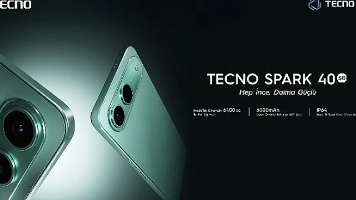 Tecno Spark 40 5G, Sizi Yarı Yolda Bırakmıyor