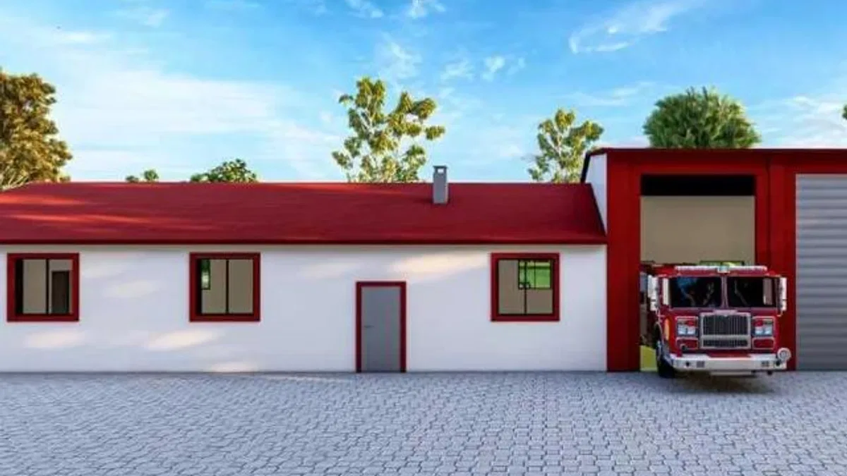 Malatya Darende’ye itfaiye hizmet binası inşa ediyor