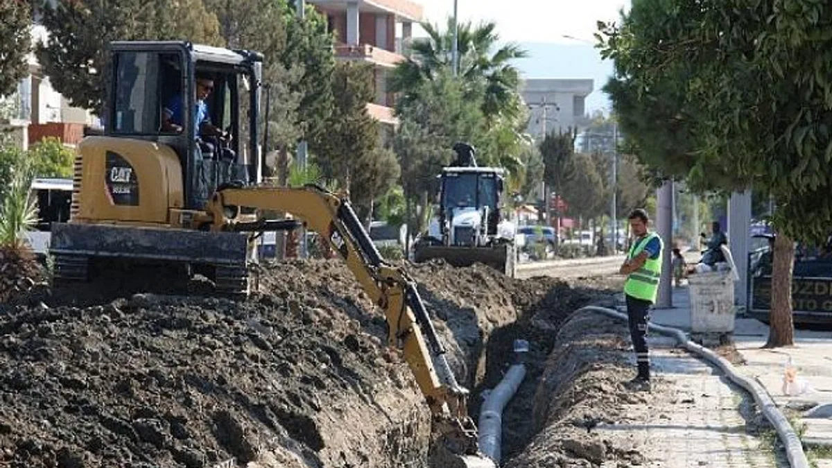 Kınık ve Ova’da 40 yıllık içme suyu hattı yenileniyor