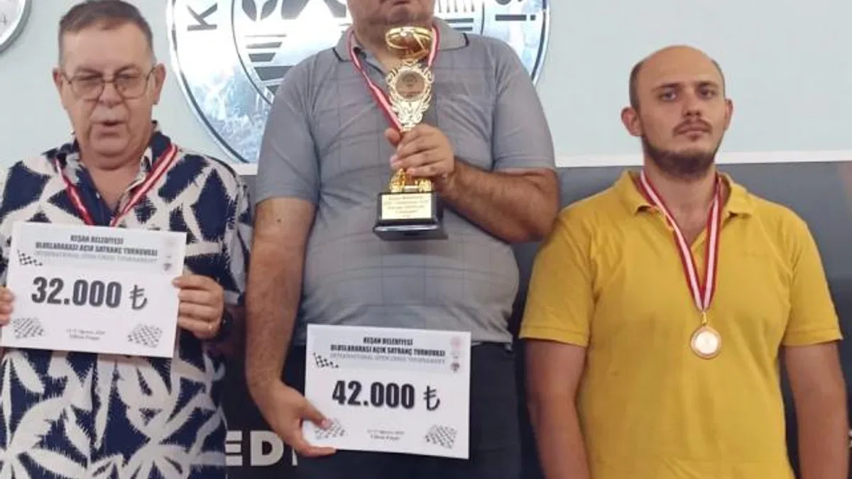 Keşan’da açık satrançta uluslararası heyecan