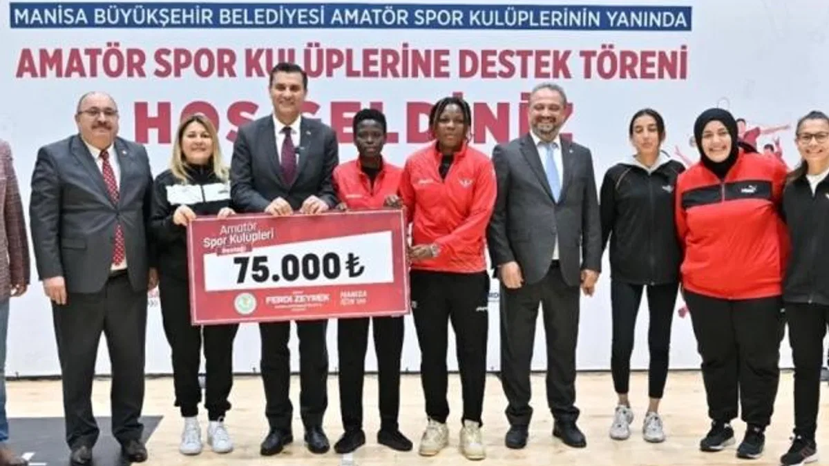 Manisa’dan amatör spor kulüplerine 4 milyon liralık destek