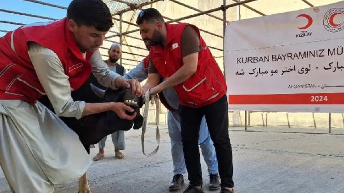 Türk Kızılay’ın kurban kesimleri 19 ülkede sürüyor