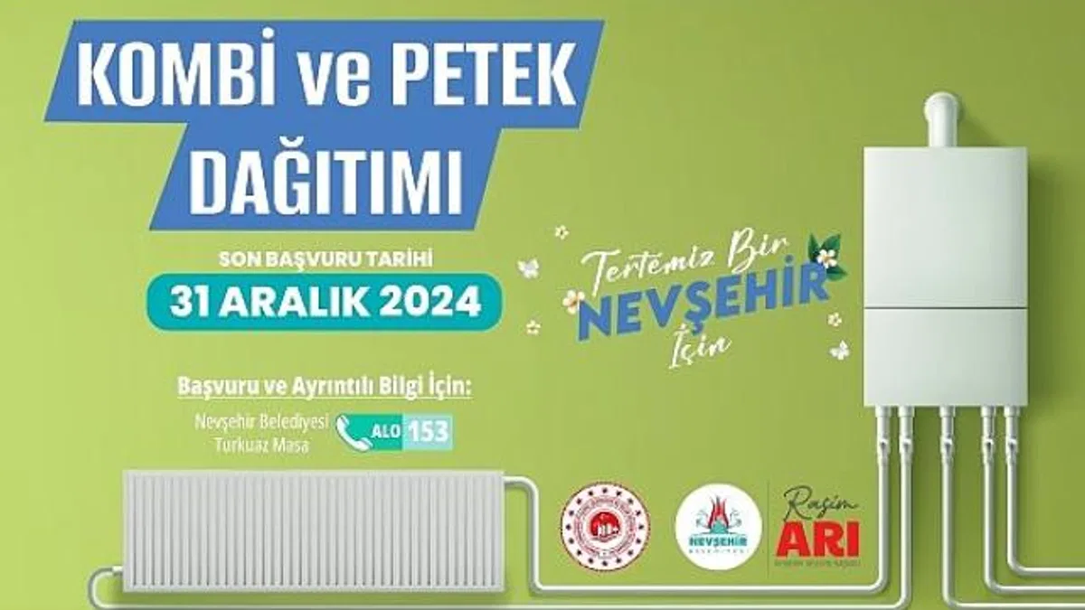 Nevşehir Belediyesi’nin Kombi ve Petek Desteği Sürüyor