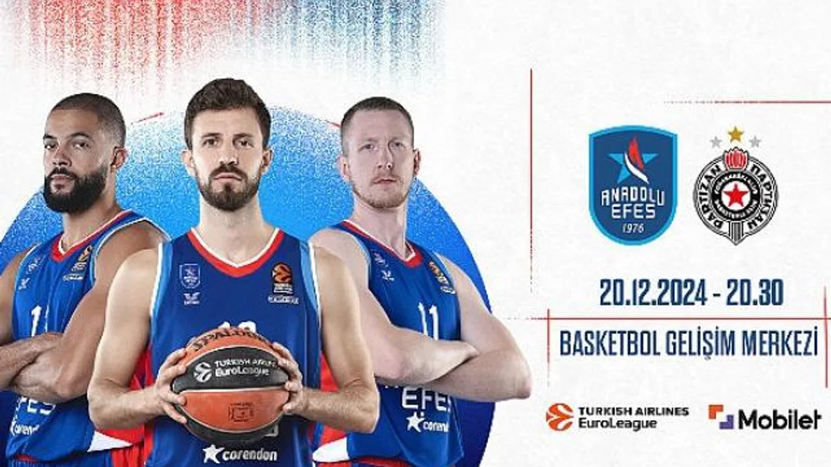 Anadolu Efes, Partizan ile Basketbol Gelişim Merkezi’nde Karşılaşacak