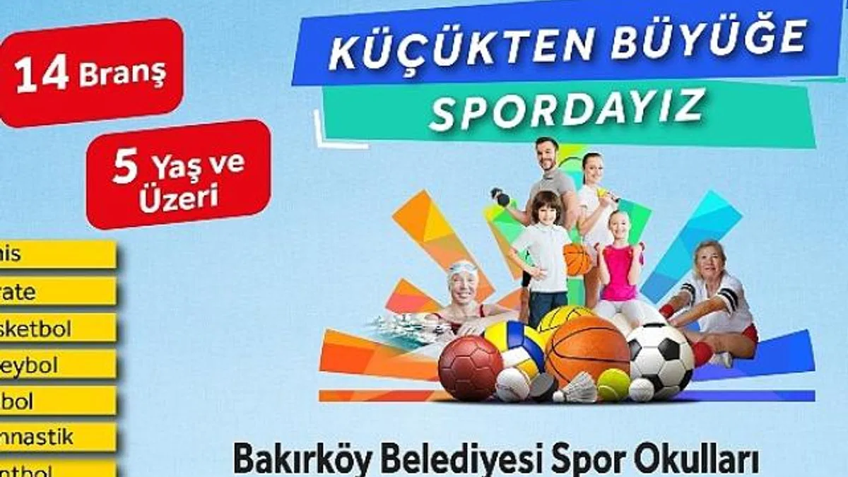 Bakırköy Belediyesi’nin Kış Spor Okulları Kayıtları Devam Ediyor