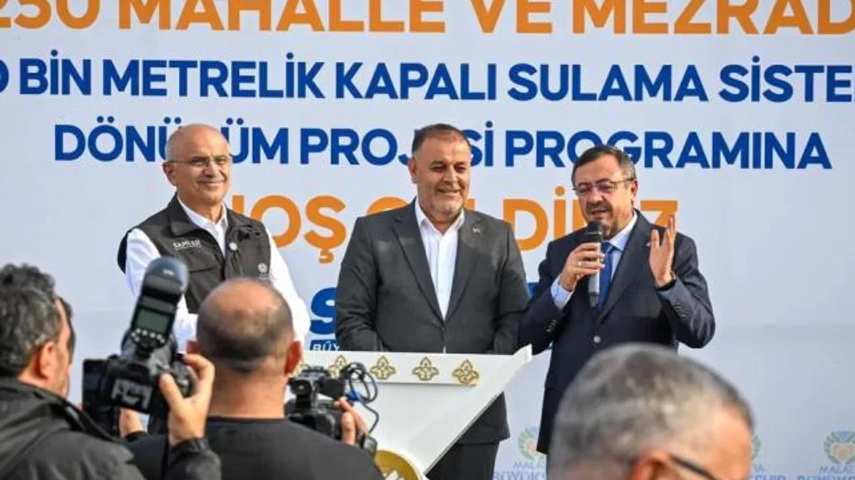 Malatya’da 70 milyon liralık sulama yatırımı