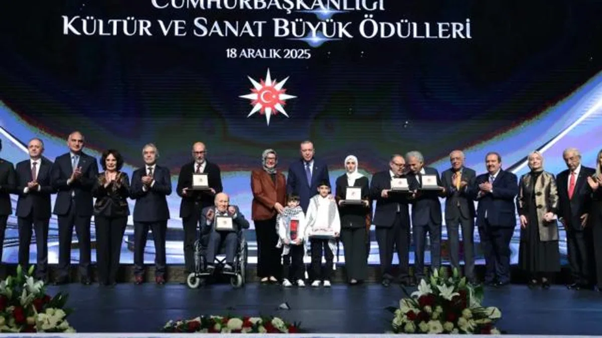 Cumhurbaşkanlığı büyük ödülleri sahiplerini buldu… Erdoğan’dan kültür ve sanat vurgusu