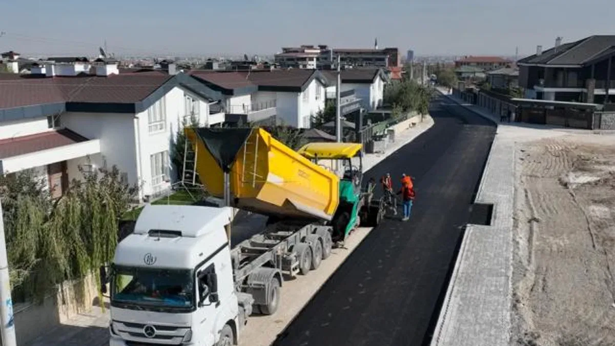 Konya Selçuklu’da ulaşıma üst yapı katkısı