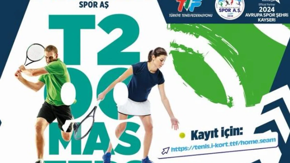 Avrupa spor şehri Kayseri, Tenis Turnuvası’na ev sahipliği yapacak