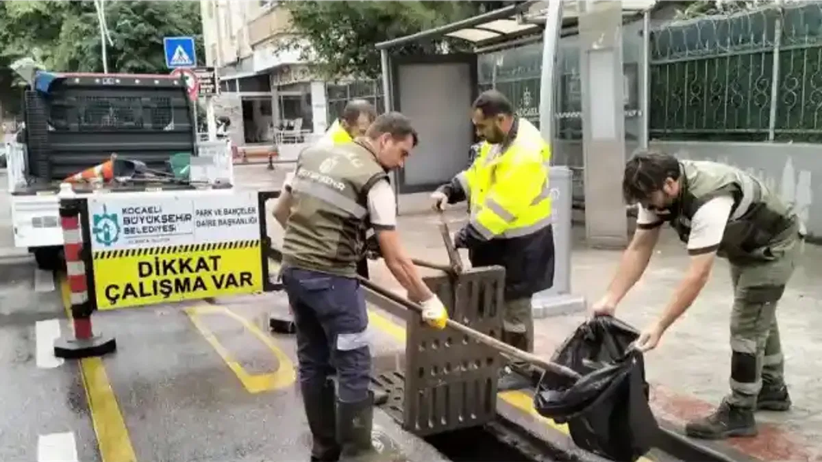 Kocaeli Büyükşehir kuvvetli sağanak sınavını başarıyla geçti