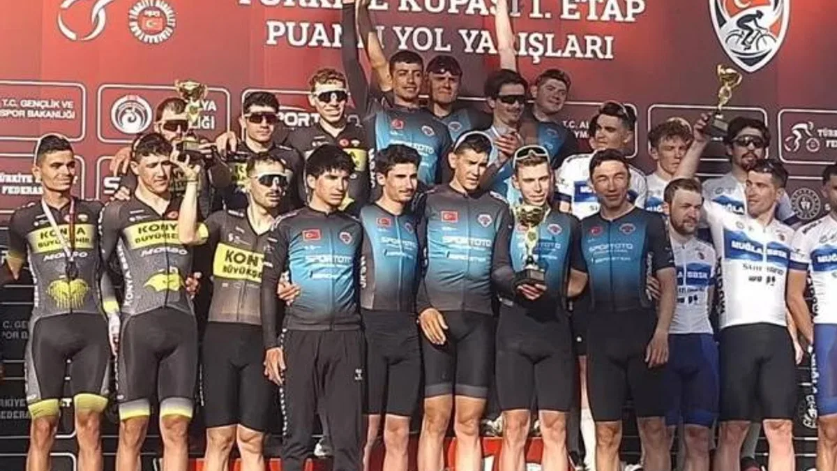 Konyalı bisikletçiler ‘Puanlı Yol’da ikinci oldular