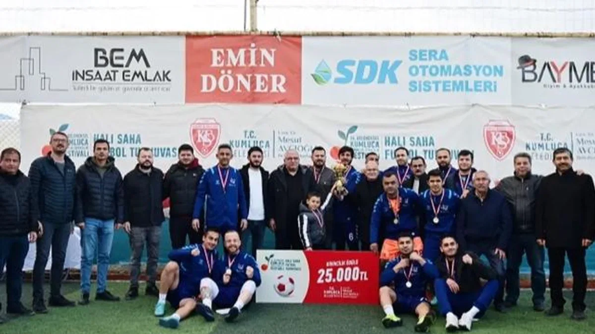 Antalya Kumluca Halı Saha Futbol Turnuvası sona erdi!