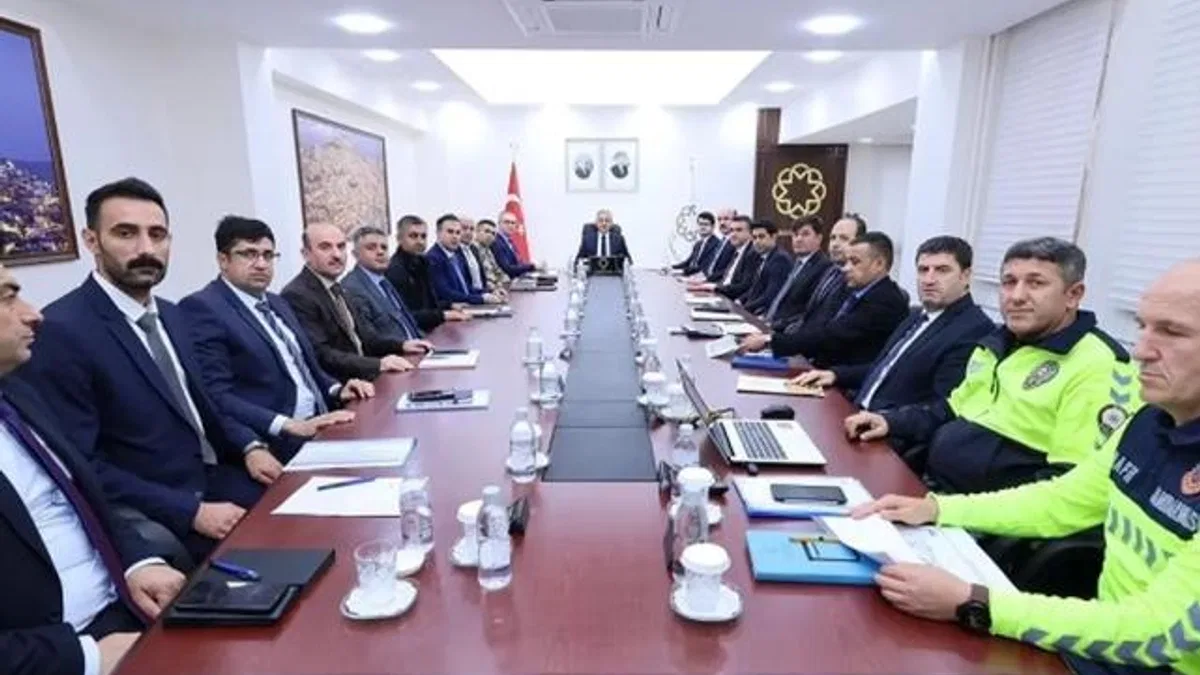 Mardin’de “Kış Mevsimi Trafik Tedbirleri” Toplantısı