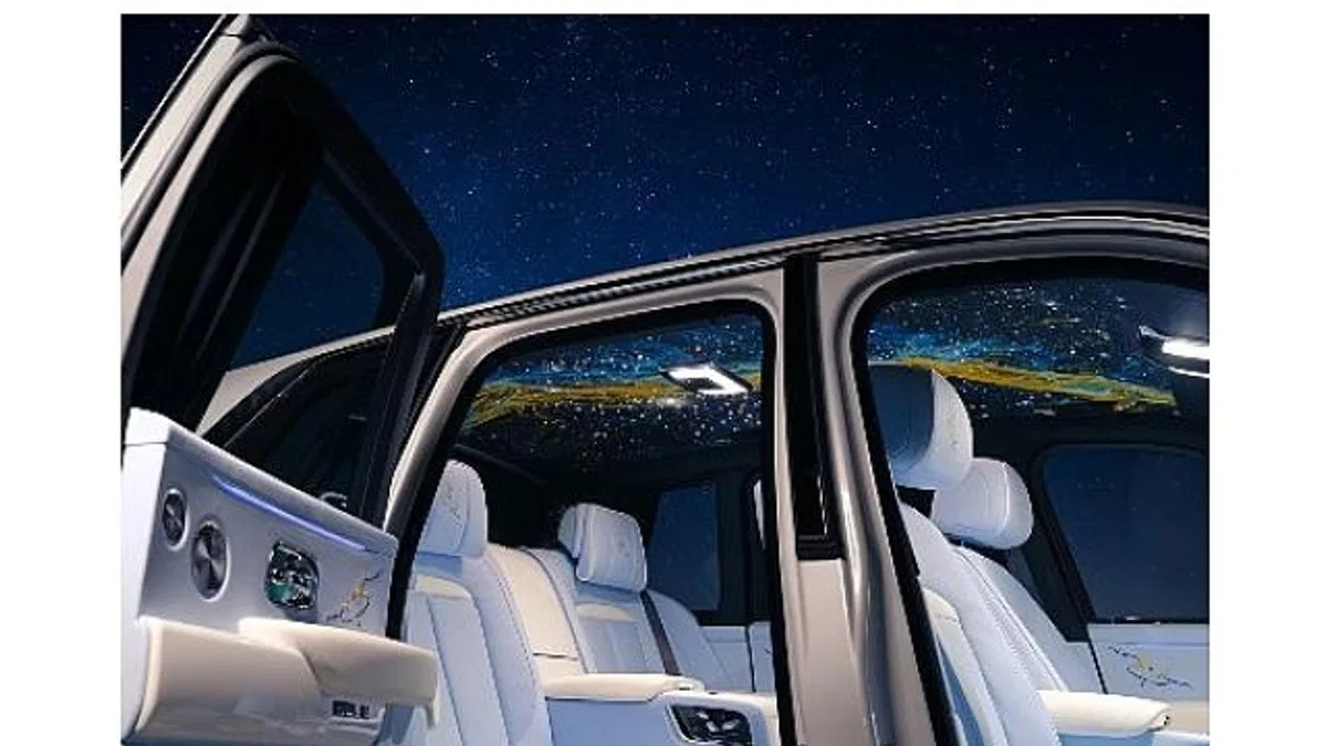Rolls-Royce’dan uzayın dramasını kutlayan eşsiz tasarım; Cullinan Cosmos