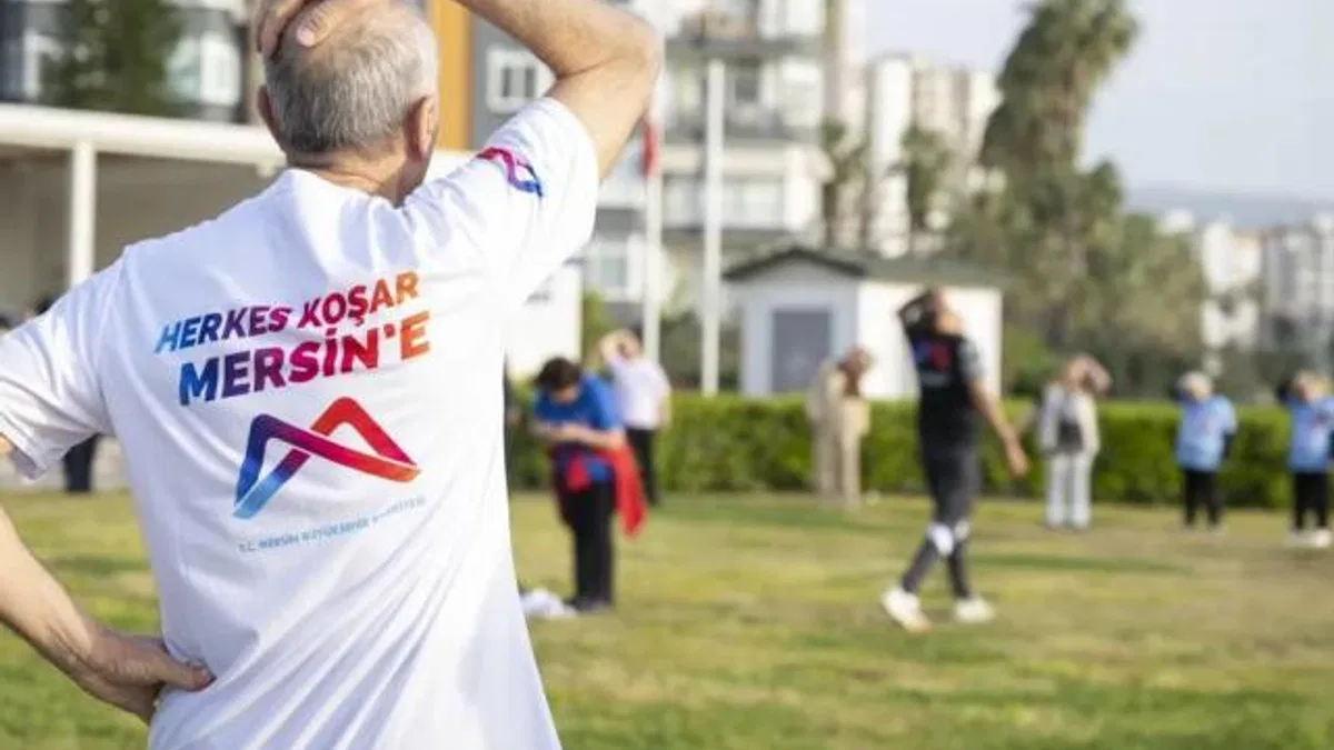 Mersin’de sabah sporuna yoğun ilgi