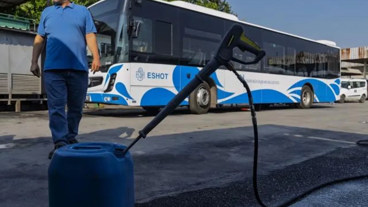 ESHOT’tan bin 100 hanenin kullandığı kadar su tasarrufu
