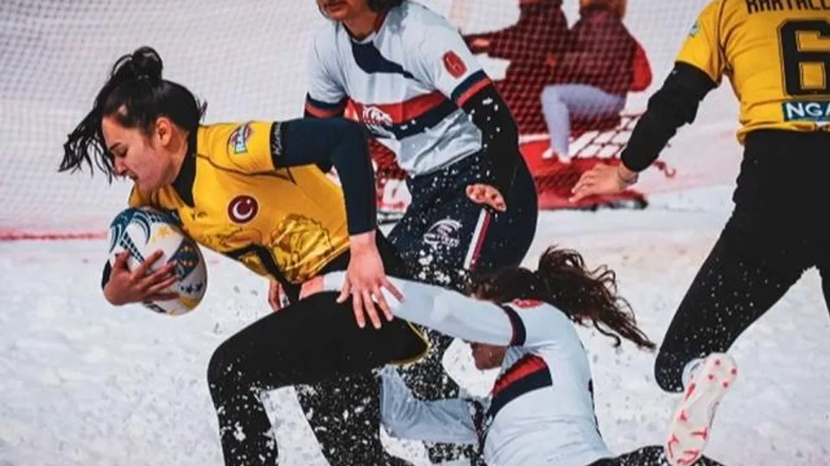 Kayseri Erciyes’te Kar Ragbi Şampiyonası başlıyor