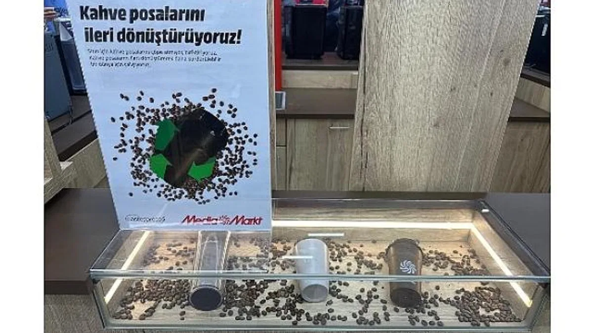 MediaMarkt Türkiye’nin kahve posaları ileri dönüşümle yeniden hayat buluyor