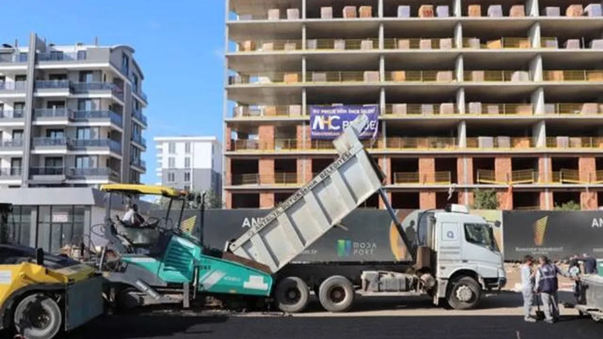 Antalya Büyükşehir’den altyapı çalışması