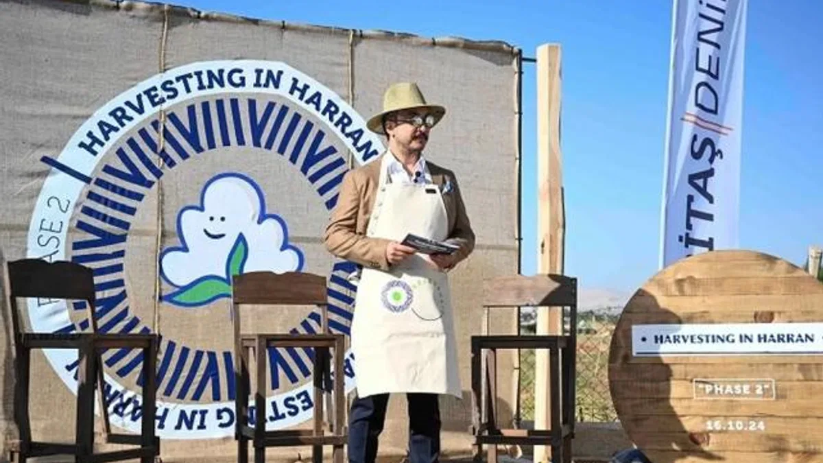 Harran Ovası’nda ikinci rejeneratif pamuk hasadı