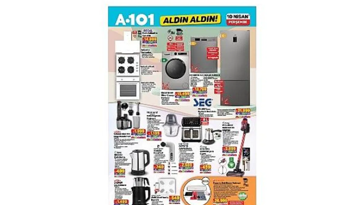 Motosiklet ve Daha Fazlası 10 Nisan’da A101 Mağazalarında