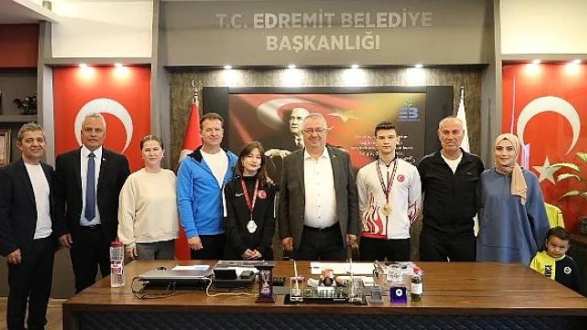 Edremit Belediyesi sporcuları Türkiye şampiyonu oldu