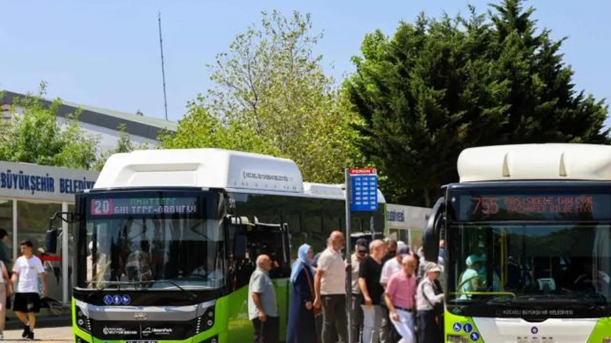 Kocaeli’nin otobüsleri 51 milyon yolcu taşıdı