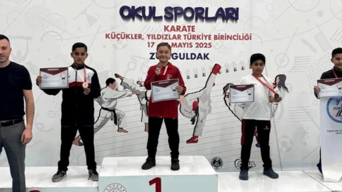 Genç karateci Türkiye’nin gururu oldu