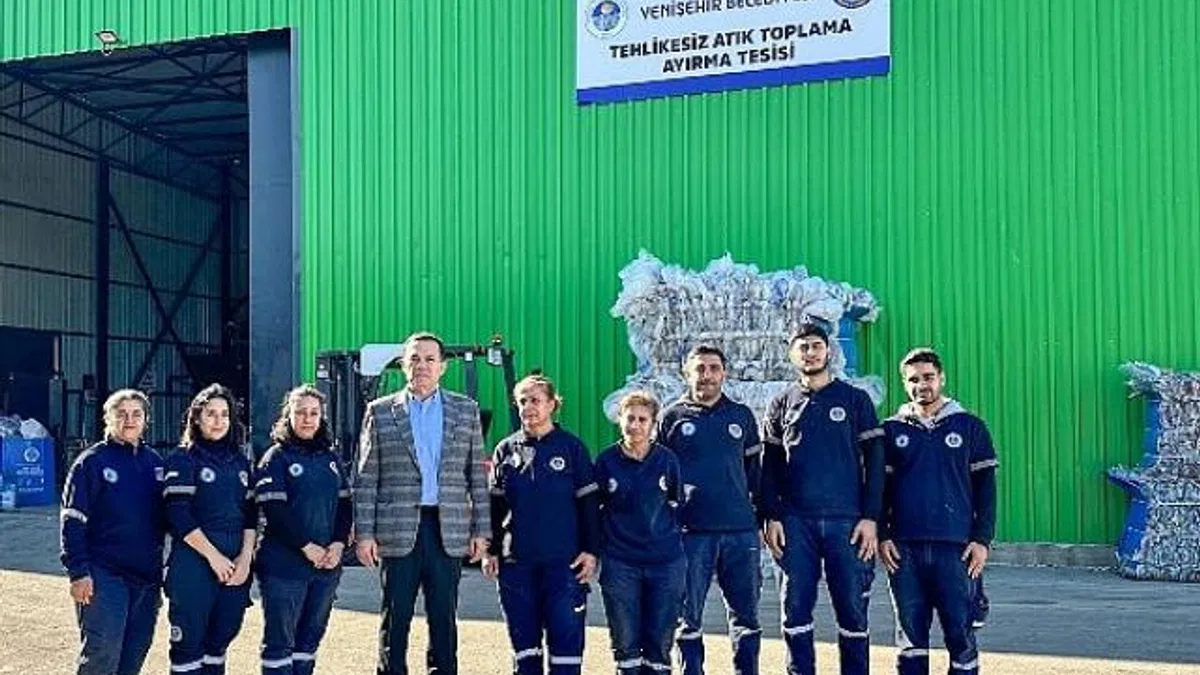 Yenişehir Belediyesi atık ayrıştırma tesisinin kapasitesini artırıyor