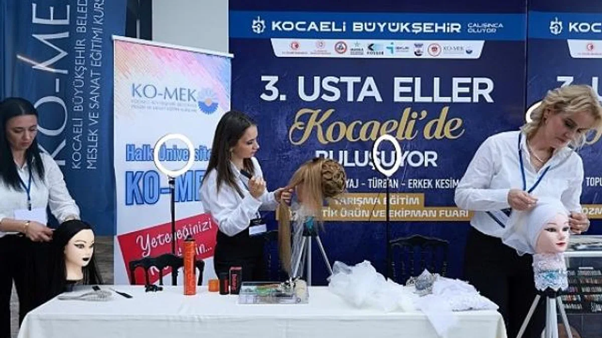 KO-MEK Kuaförlük Branşıyla Usta Ellerde yerini aldı