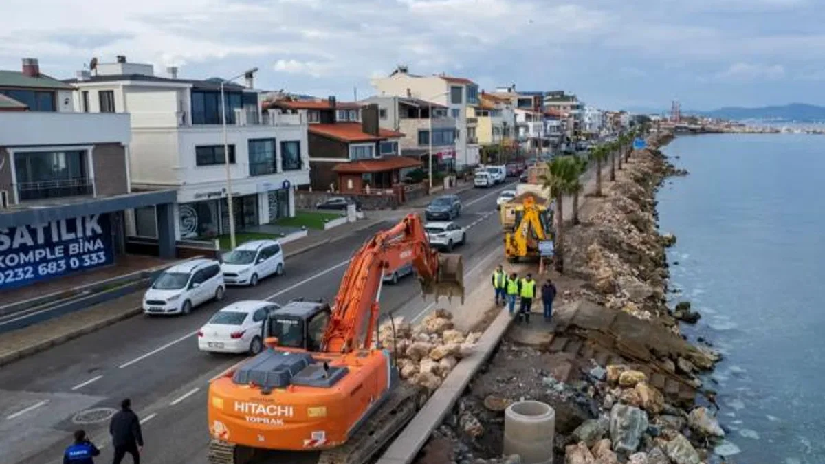 İzmir Güzelbahçe’de yeni yılda çalışmalar sürüyor
